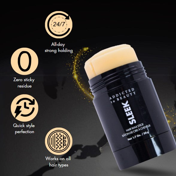 Sleek Hair Wax Strong Hold Stick, 1.7oz