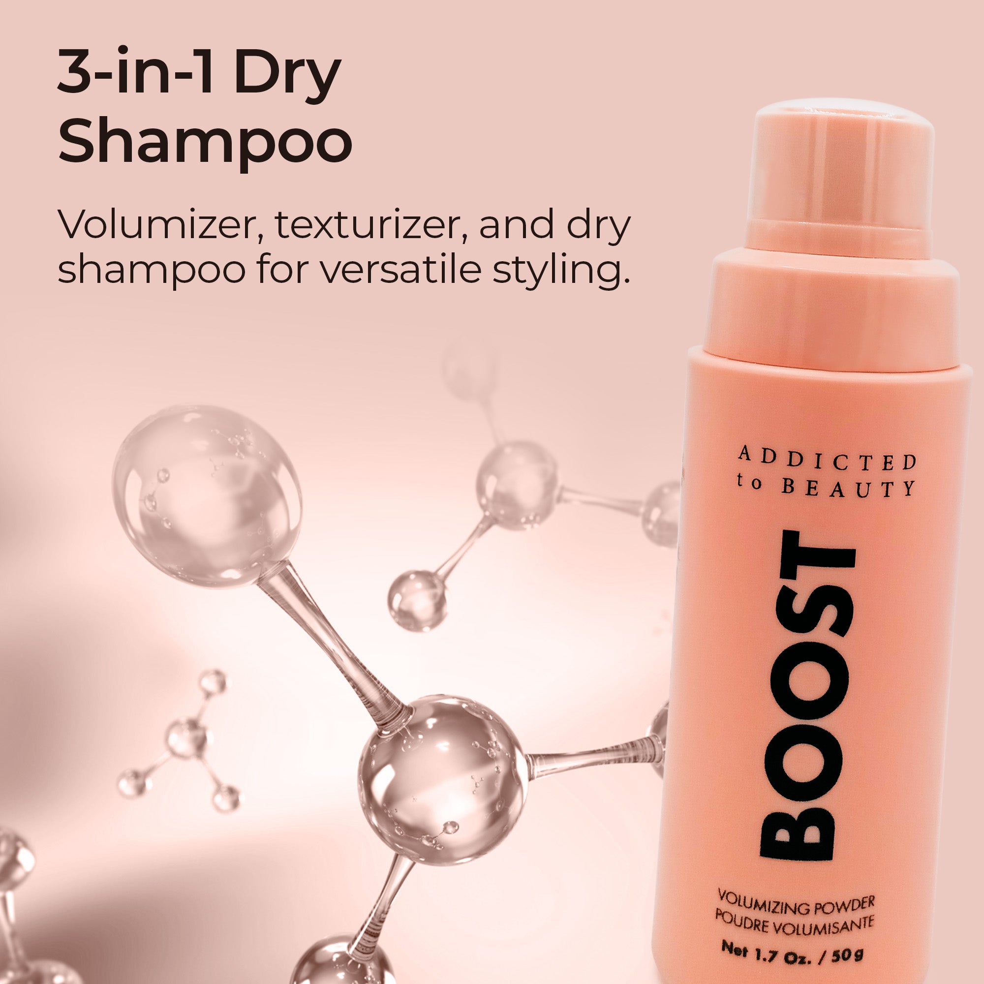 Addicted To Beauty Volumizing Powder Boost 50g – 3-in-1 Dry Shampoo