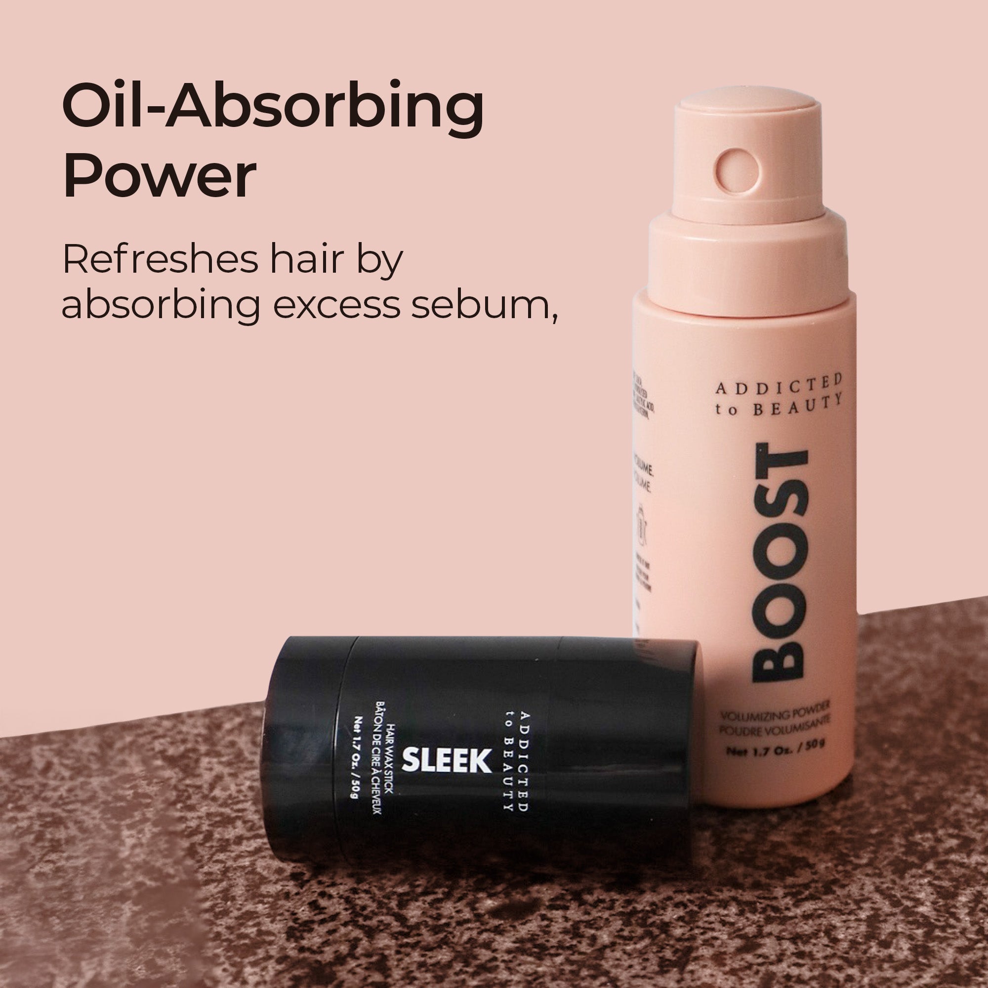 Addicted To Beauty Volumizing Powder Boost 50g – 3-in-1 Dry Shampoo