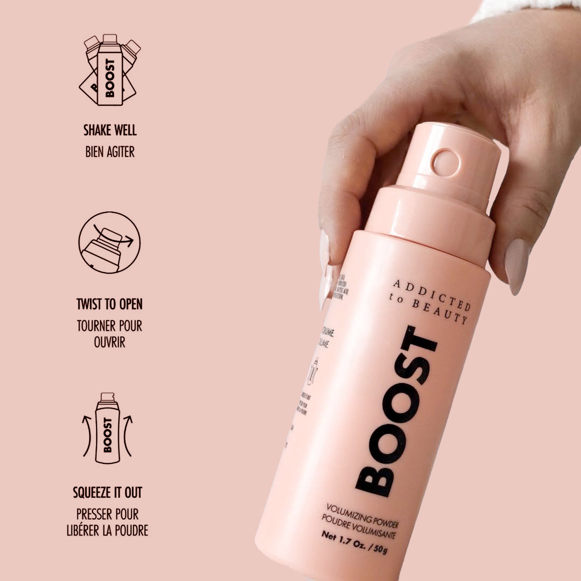 Addicted To Beauty Volumizing Powder Boost 50g – 3-in-1 Dry Shampoo