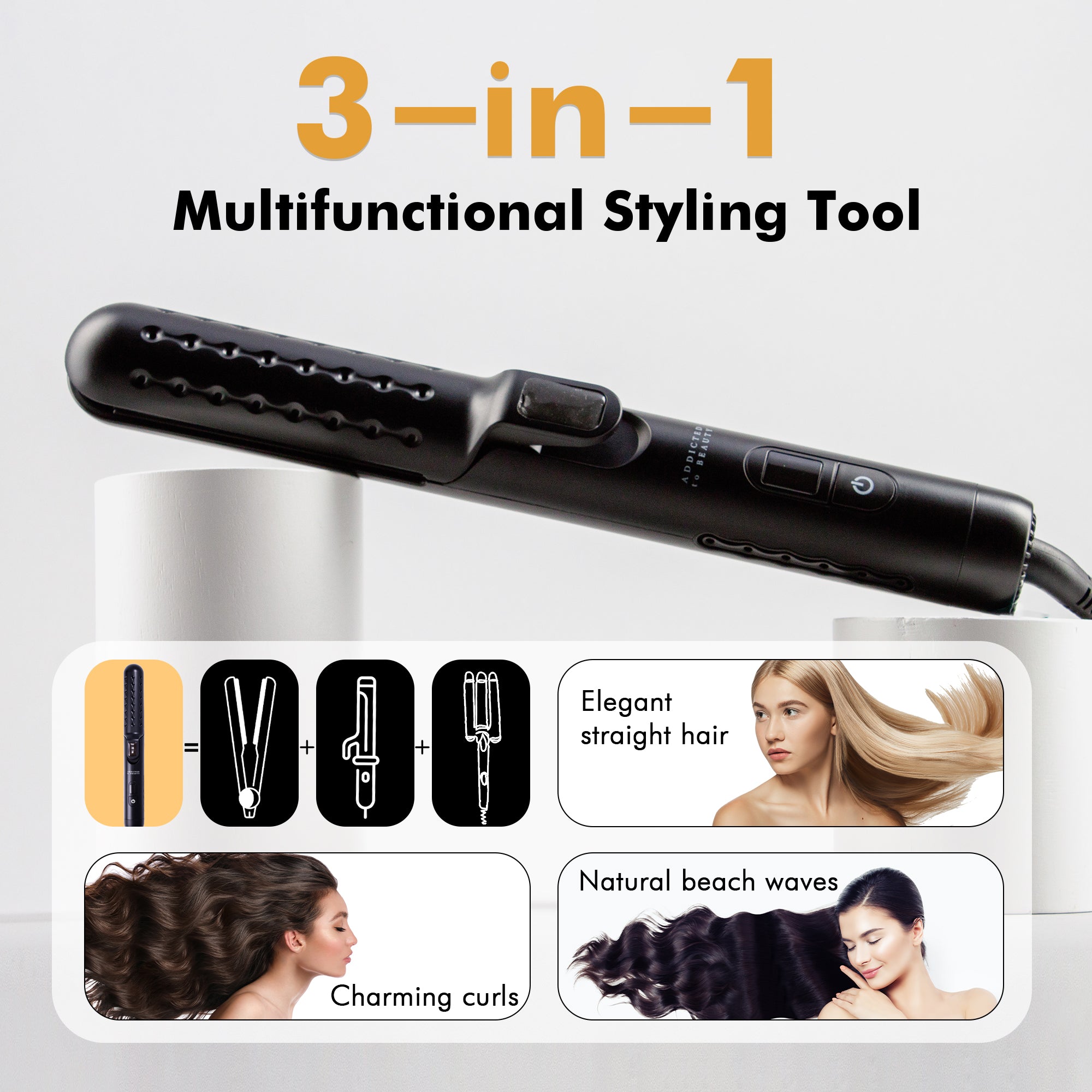 PRO Styler 2–n-1 Heat to Shape, Cool to Hold