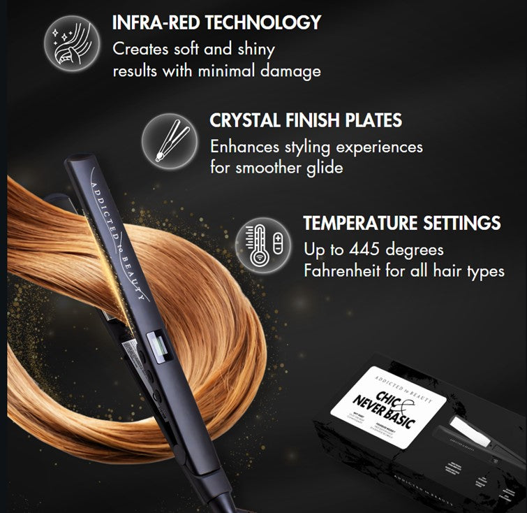 Nano-Titanium Hair Straightener & Curler