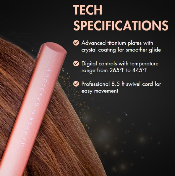Nano-Titanium Hair Straightener & Curler