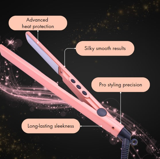 Nano-Titanium Hair Straightener & Curler
