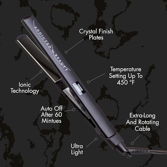 Nano-Titanium Hair Straightener & Curler