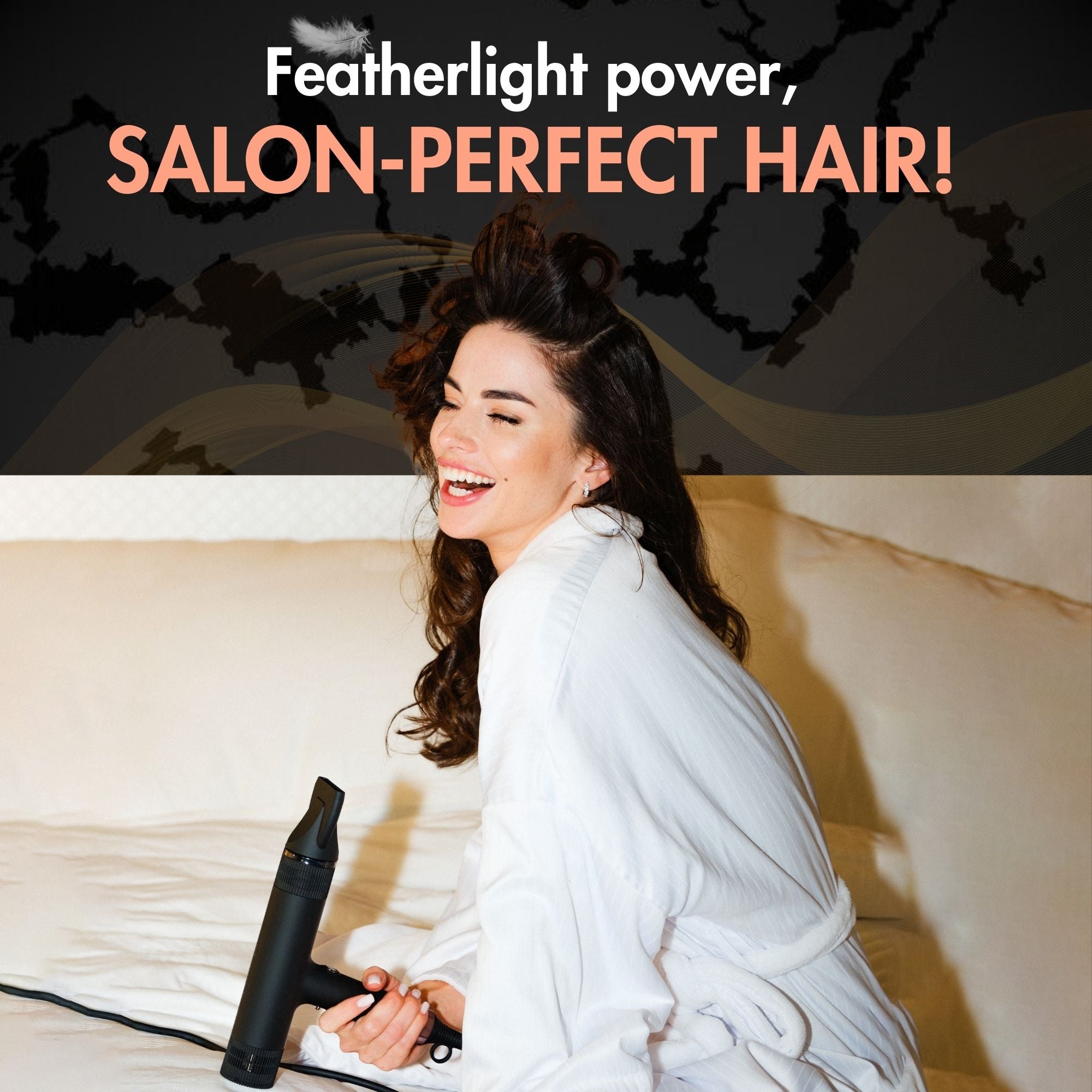 Ionic Hair Dryer for Smooth Blow Outs High-Speed 113,000 RPM