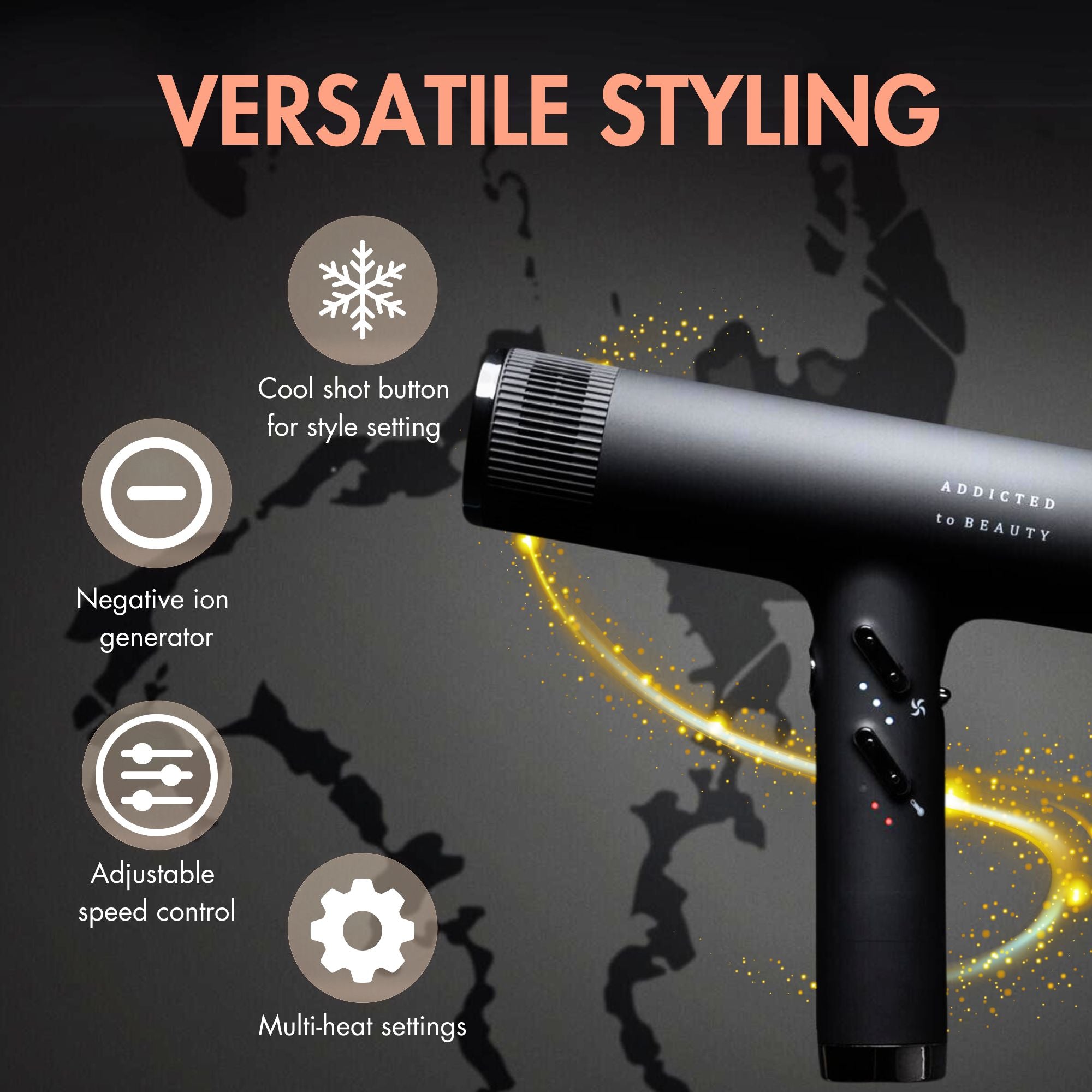 Ionic Hair Dryer for Smooth Blow Outs High-Speed 113,000 RPM